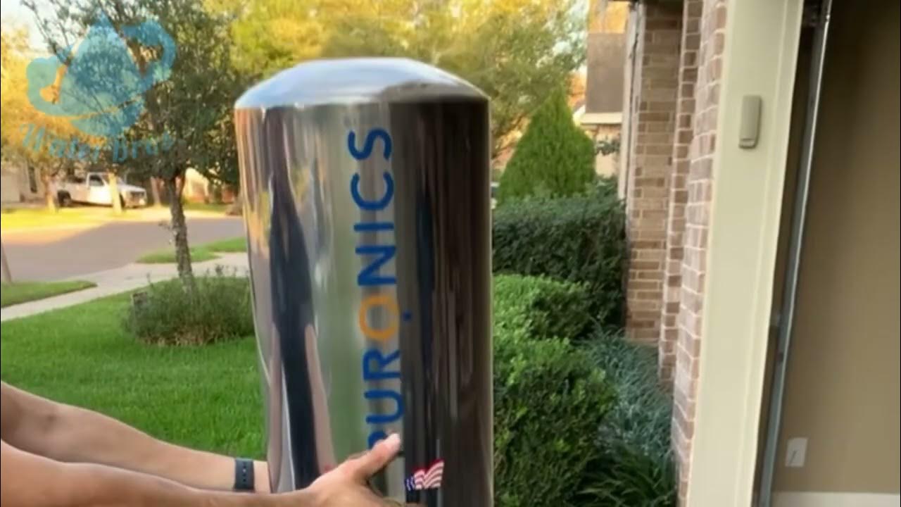 Old Puronics Water Treatment System Maintenance - YouTube