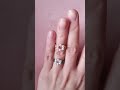 #flowerring#beadedrings_tutorial  beaded Ring Tutorial خاتم بالخرز خاتم بالعقيق