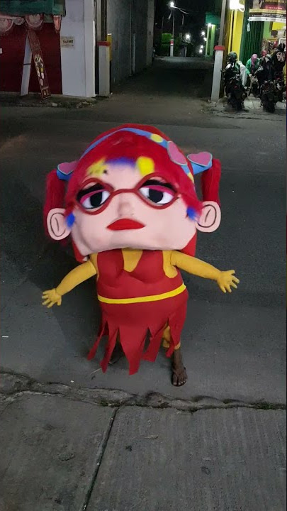 boneka mampang merah