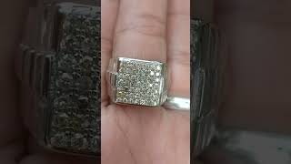 Cincin Berlian pria ikat perak untuk pria cantik dan elegan code SN7623