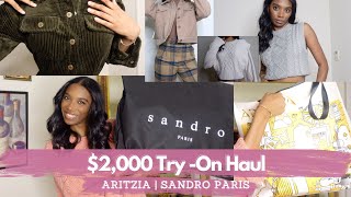 TRY-ON CLOTHING HAUL! (2021) | Sandro Paris + Aritzia