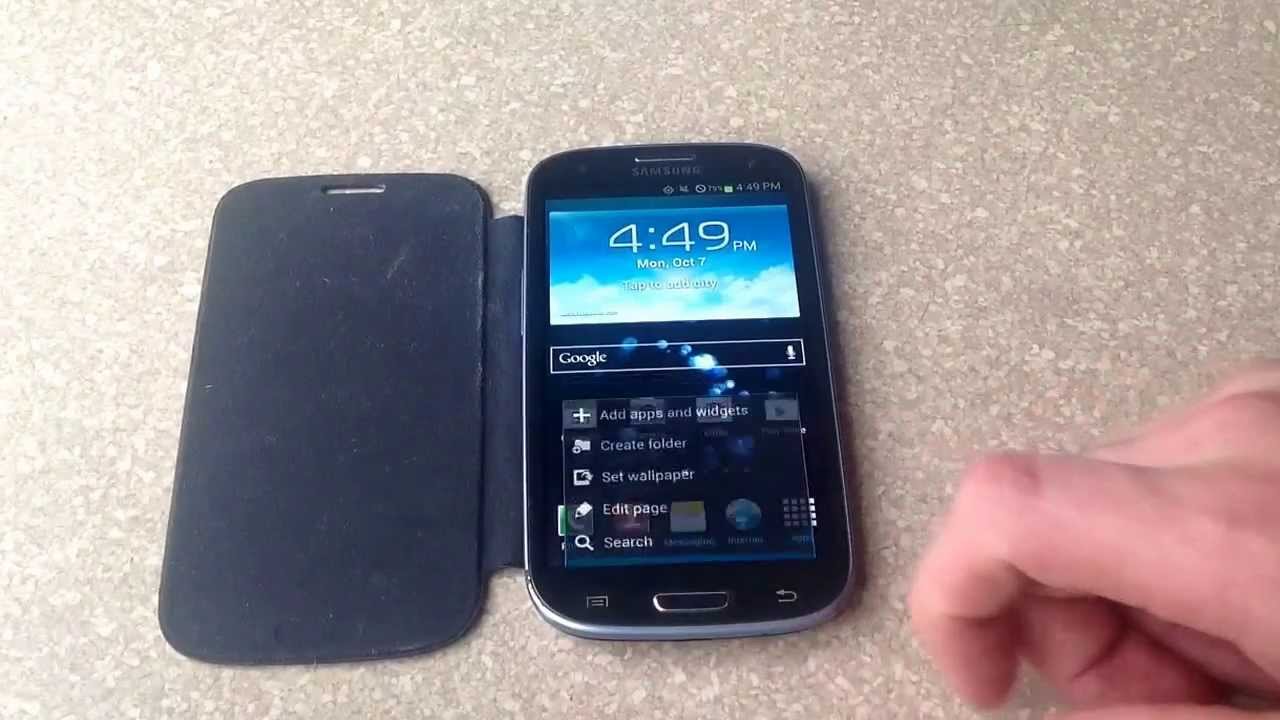 How turn on / off battery percentage on a galaxy - YouTube