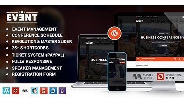 TheEvent – Event Management and Conference WordPress Theme | Themeforest Website Templates and