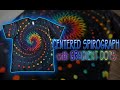 HOW TO TIEDYE : CENTERED SPIROGRAPH with GRADIENT DOTS ( demo tutorial)