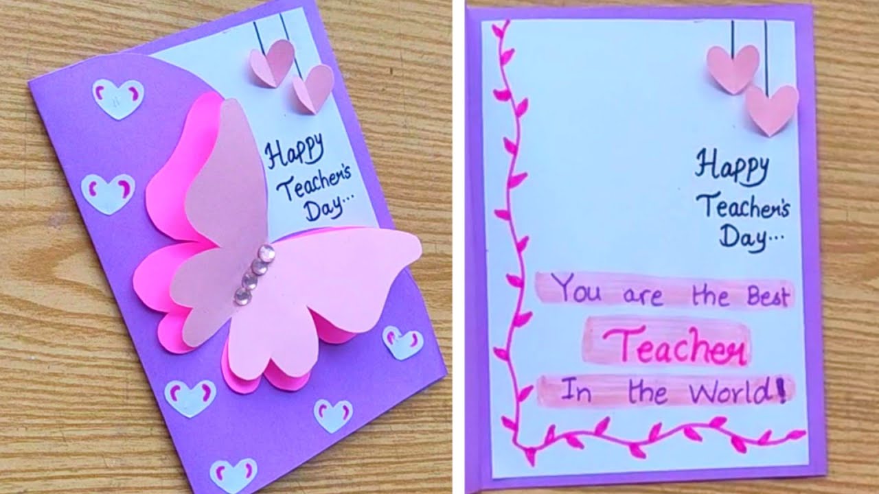DIY Happy Teachers Day Card Handmade Card For Teacher s Day YouTube DIY Happy Teachers Day Card Handmade Card For Teacher s Day YouTube