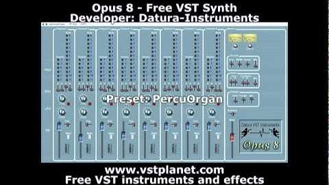 Opus8 - Free VST synth - vstplanet.com