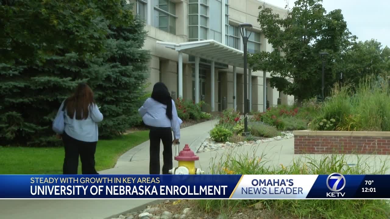 University of Nebraska sees steady enrollment with growth in freshmen, health programs