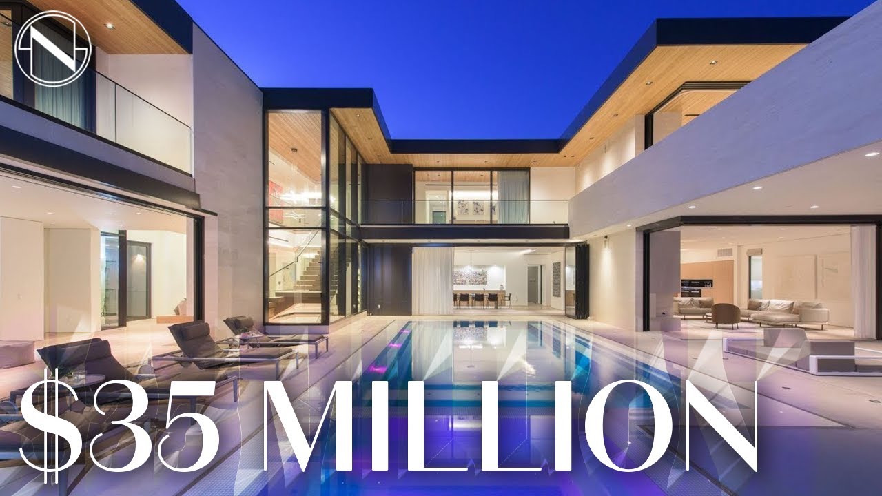 Inside a $35 MILLION Ultra-Modern Mansion in the Hollywood Hills