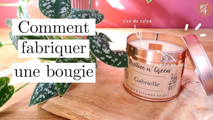 Tuto : Fabriquer des bougies en cire de colza - Idées conseils et tuto  Bougie Bougeoir Photophore
