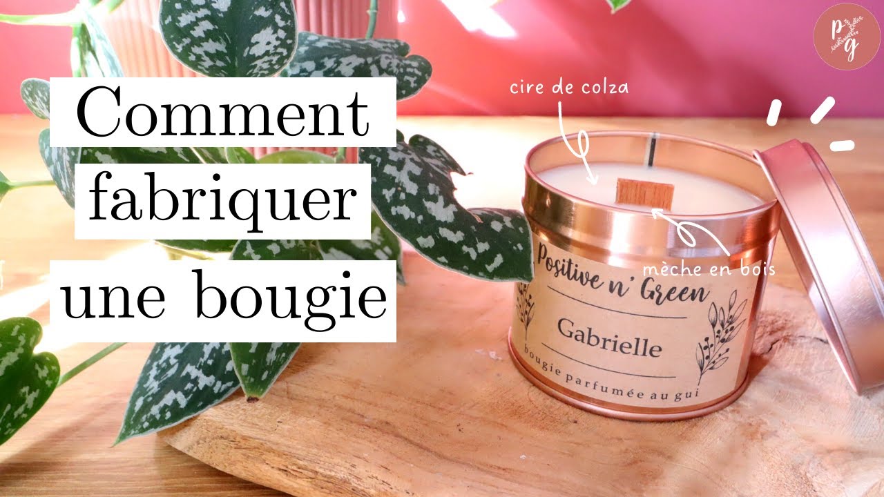 Comment fabriquer une bougie à la cire de colza ? 