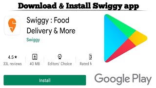 How to Download and Install Swiggy Food Delivery App | Download Swiggy app on Android | Techno Logic screenshot 2