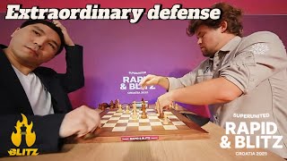 Download Lagu Extraordinay defense!!! Magnus vs so, Wealey || Superunited Blitz Chess || Grand Chess Tour 2025 MP3 Download Lagu Extraordinay defense!!! Magnus vs so, Wealey || Superunited Blitz Chess || Grand Chess Tour 2025 MP3