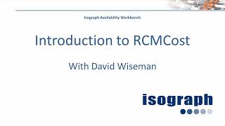 Getting Started - RCMCost Intro - Availability Workbench screenshot 2