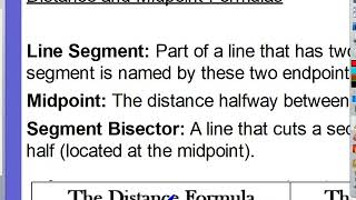 Unit 5 Day 3: Midpoint Formula