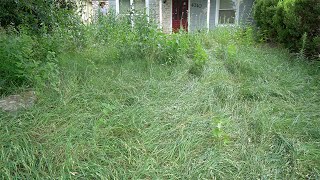 This Home owner in MILITARY had to SERVE his COUNTRY, so I took care of his OVERGROWN yard for FREE