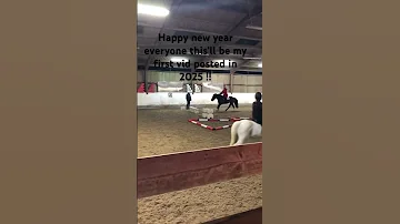 Happy New Year Everyone Is 2025 Canter Jumping Pony Newyear Fast Showjumping 2025 