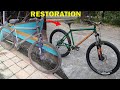 Restoration bike from wrackage bicycle with full upgrade