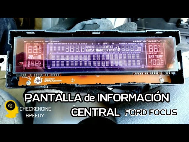 Fusibles de Radio Estereo, Sync, Pantalla de Inf, Power Radio. Ford Focus  08-11 