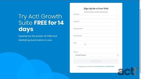 Act! Training Video - AMA: Attach a Landing Page to a Form