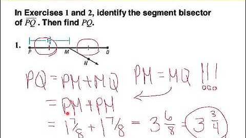 1.3 Use midpoint and distance formula