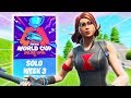 THE FORTNITE WORLD CUP IS EASY