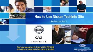 ⁣Nissan INFINITI Tech Info Part 2 OEM Webinar - Learn to Research, Research to Learn
