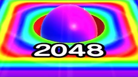 BALL RUN 2048  - All  Levels Gameplay IOS  (Part 74).