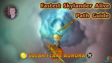 Skylanders Imaginators - Solar Flare Aurora - Fastest Skylander Alive Path Guide