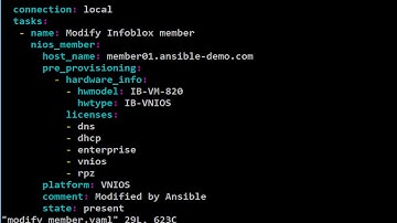Demo Video: Infoblox DDI integration with Ansible 2.8
