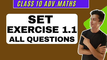 class 10 Advanced Maths chapter 1.1, Sets Exercise 1.1,