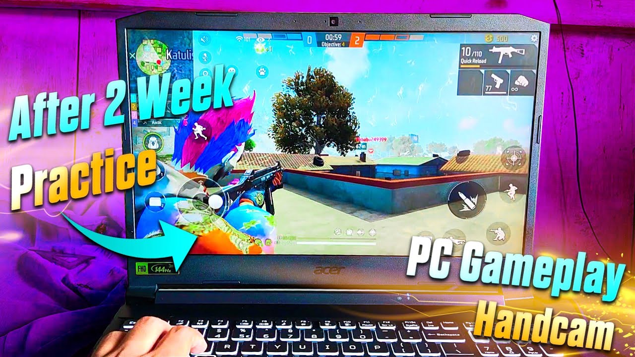 Free Fire PC Gameplay After 2 week Practice 