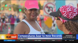 As high temps continue to scorch Southland, many make the most of Labor Day