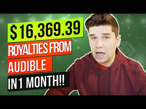 Audible Passive Income? $16,369.39 In 1 Month From Audiobook Publishing Business(SEE INSIDE MY BANK)