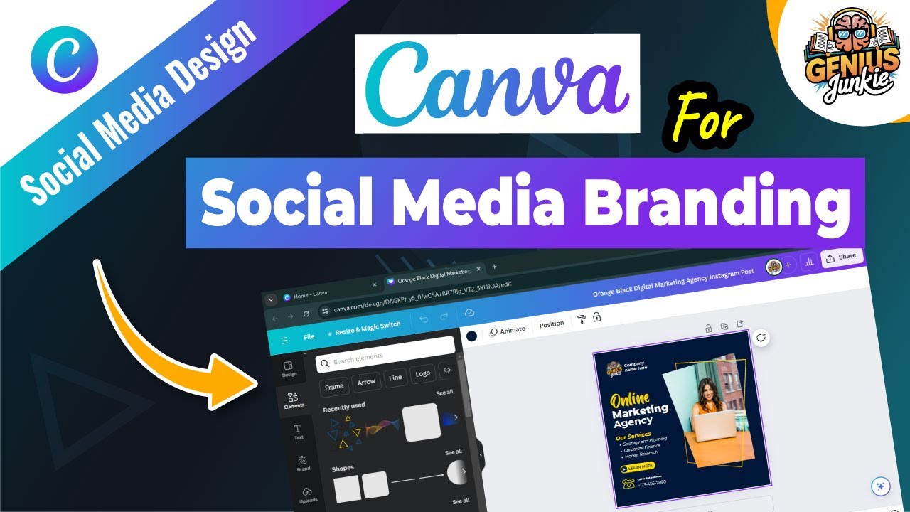 Master Social Media Branding with Canva | Genius Junkie