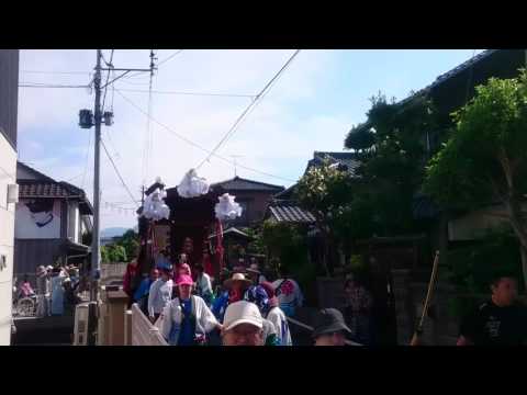 平成29年(2017年)金富神社神幸祭 湊 町ﾝ車 福岡県築上町椎田