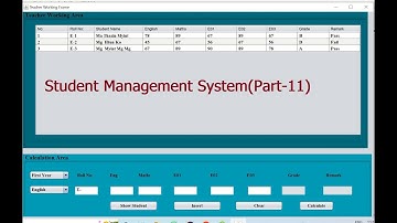 Student Management System (Part-11)