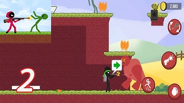 Stickman Zombie - Gameplay Walkthrough Part 4 level Zombie Boss Shooter