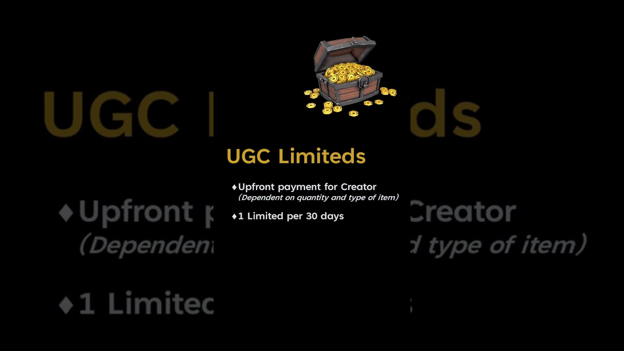 Roblox UGC limiteds are now available in the marketplace