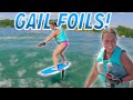 Foiling Doubles with Gail! Good time from the Nautique Regatta!