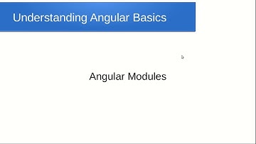 Understanding Angular Basics - Modules or NgModules