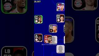 Bayern Munchen 2020 UCL Winner Squad  | eFootball 23 Mobile #efootball #shorts #viral