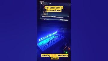 Simple LED Chaser Circuit with Arduino #shorts #led #circuit #arduino #roboticsniteesh #robotics