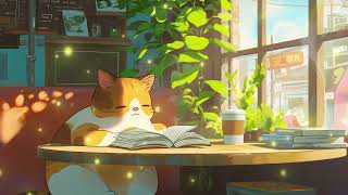 Cat Book 😺📚🌿 Lofi Music ~ Stress Relief, Relaxing Music