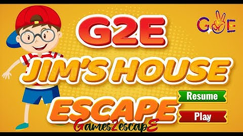 G2E Jim’s House Escape Walkthrough [Games2Escape]