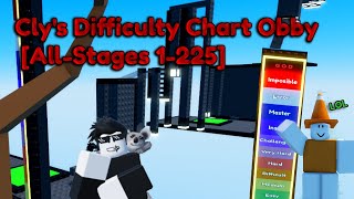 Cly's DIfficulty Chart Obby [All Stages 1-225]