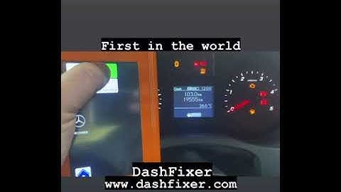 Mercedes 906/7 obdii digital mileage correction by Dashfixer