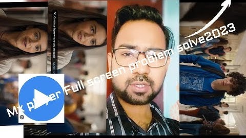 Mx player Full screen problem solve 2023 #viral #youtubevideo #mxplayer #fullscreen #problem #solve