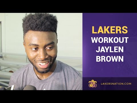Lakers Draft Workout: Jaylen Brown