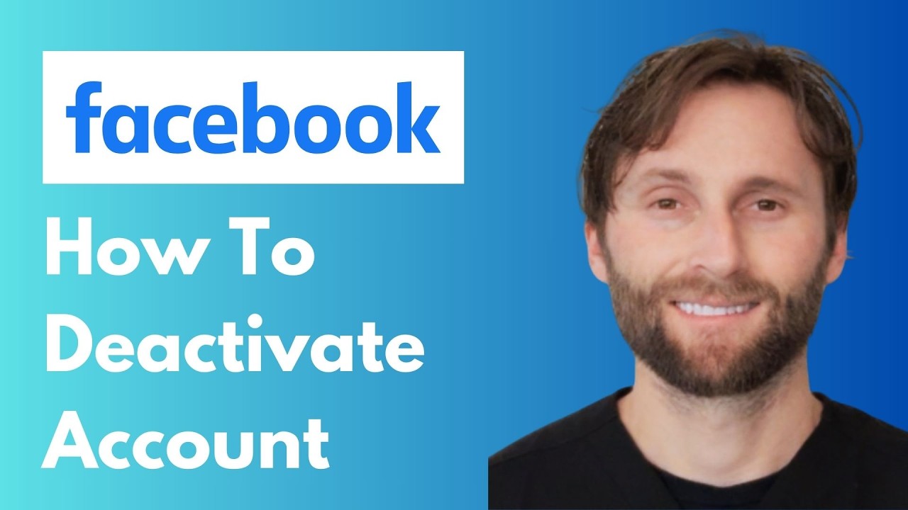 How to Deactivate a Facebook Account [Full Guide 2026] - YouTube