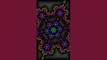 BGR HexaFlake (N14) Infinite Zoom #fractal